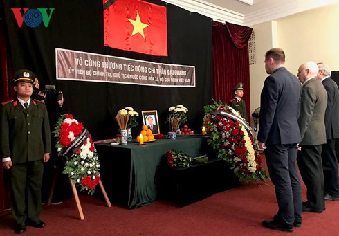 Xúc động Lễ viếng Chủ tịch nước Trần Đại Quang tại LB Nga