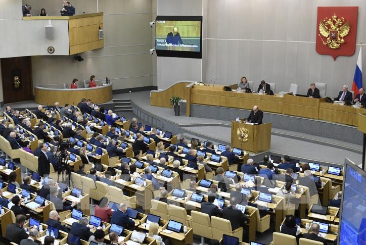 Quốc hội Nga thông qua hai dự luật kinh tế