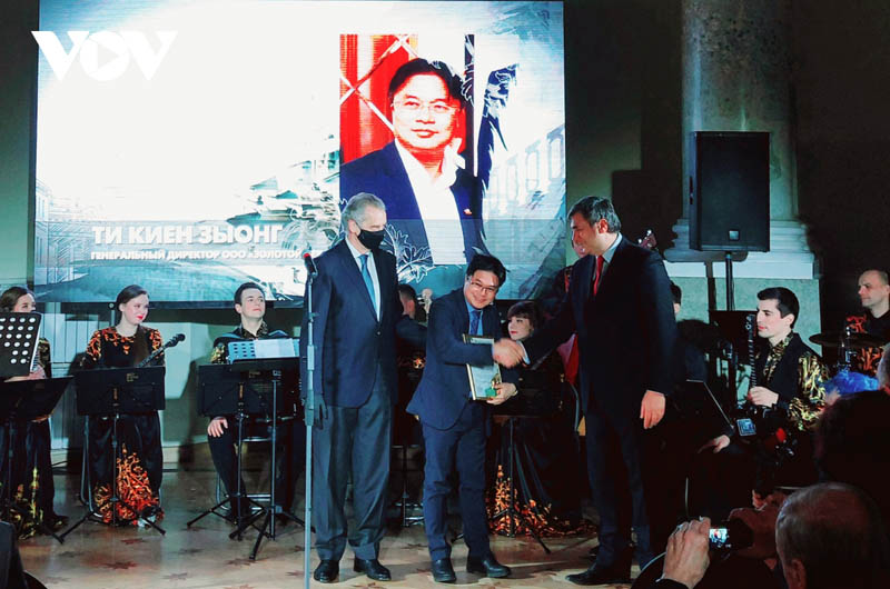 Công dân Việt Nam được trao giải thưởng danh giá của thành phố Saint Petersburg