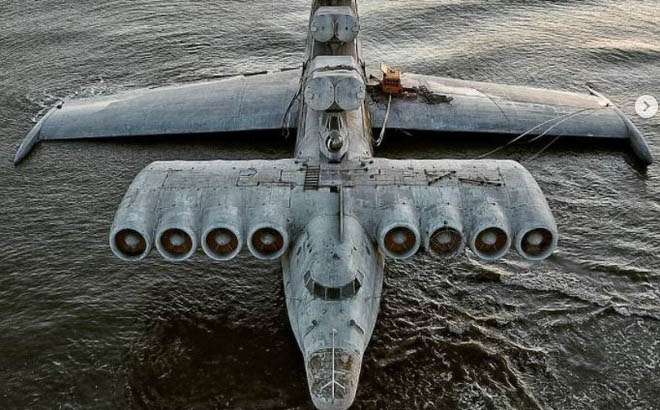 'Quái vật biển' thời Chiến tranh Lạnh của Liên Xô trôi dạt trên biển