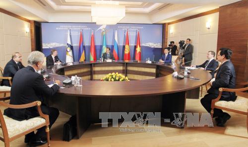 Thủ tướng Nga đề cao FTA giữa Việt Nam và LM Kinh tế Á-Âu