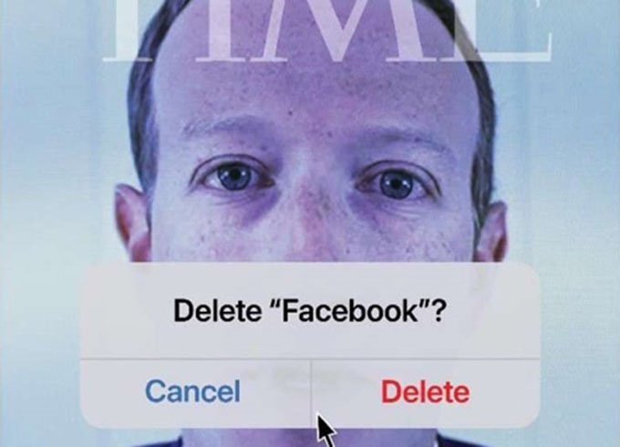 Tạp chí TIME đăng ảnh Mark Zuckerberg, kêu gọi 'xóa Facebook'