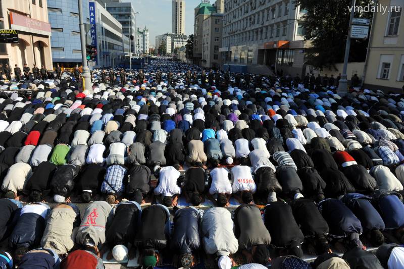 Moskva cấm đường trong ngày Lễ Hồi giáo
