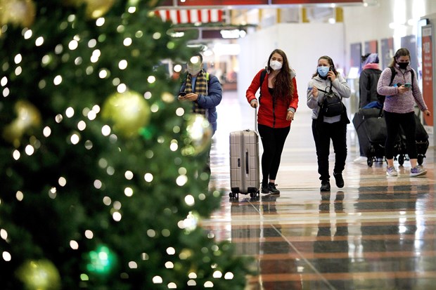 Hơn 80 triệu người Mỹ vẫn đi du lịch dịp Giáng sinh bất chấp dịch bệnh