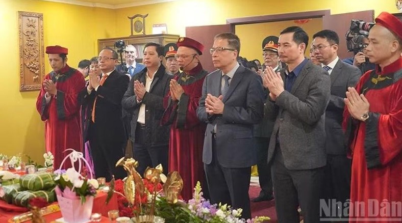 Không khí thiêng liêng Lễ Giỗ Tổ Hùng Vương tại Liên bang Nga