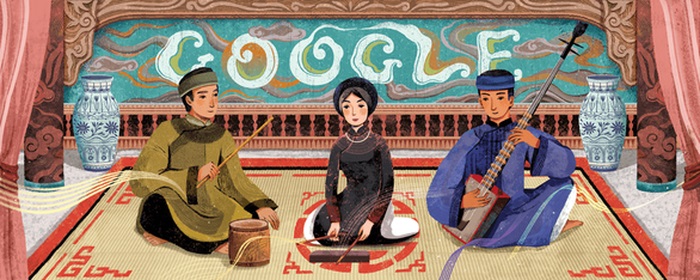 Google lần đầu tiên tôn vinh nghệ thuật ca trù của Việt Nam
