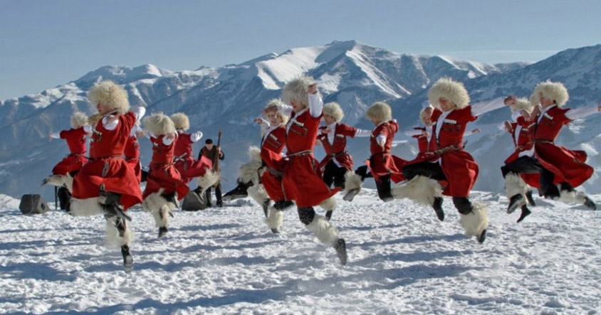 Đón năm mới ở vùng Kavkaz, LB Nga