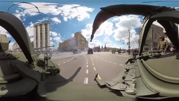 Độc lạ video 360 độ pháo tự hành Nga diễu binh ở Quảng trường Đỏ