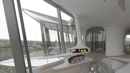 Bạn trai tặng biệt thự hình phi thuyền cho siêu mẫu Anh