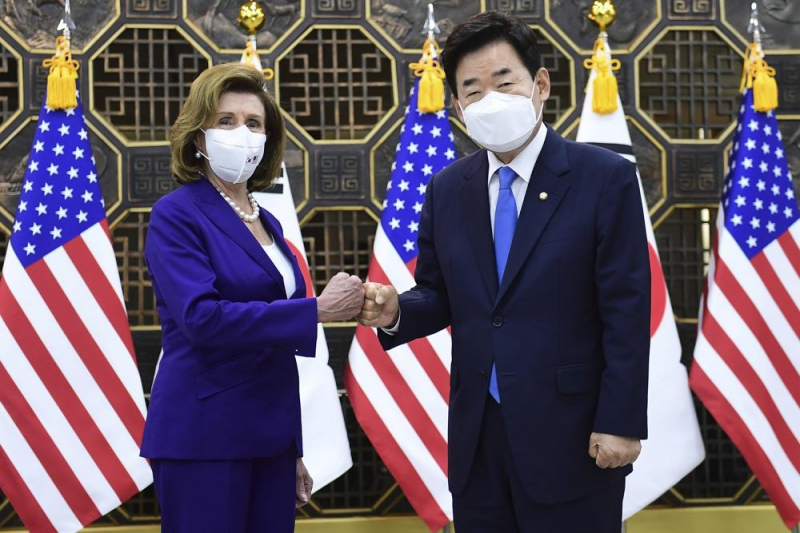Chủ tịch Hạ viện Mỹ Nancy Pelosi có thể thăm biên giới liên Triều