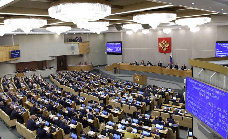 Tất cả 85 nghị viện khu vực ủng hộ dự luật sửa đổi Hiến pháp Nga