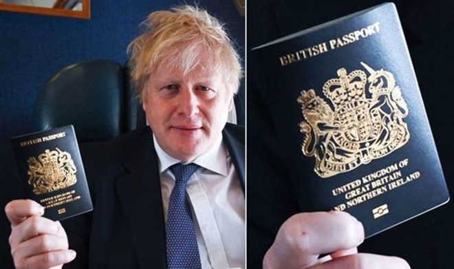 Rời EU, hộ chiếu Anh chính thức 'đổi màu'