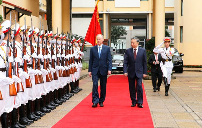 Hội đàm cấp cao giữa Bộ Công an Việt Nam và Hội đồng an ninh Liên bang Nga