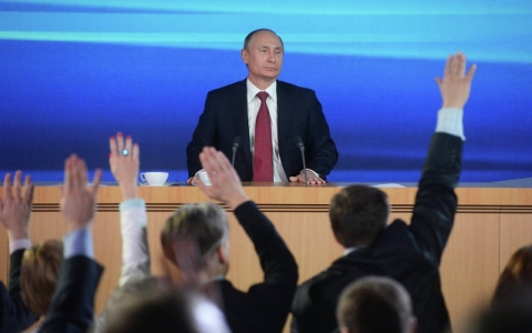 “Họp báo lớn” của Tổng thống Nga Putin thu hút sự quan tâm của dư luận