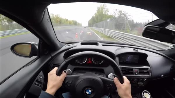 Video BMW M6 mất lái ở vận tốc 200 km/h