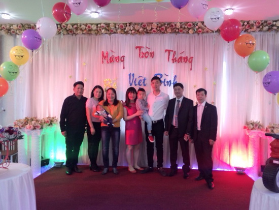 Lễ đầy tháng bé Việt Bình