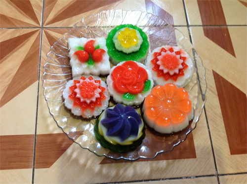 Bánh Trung thu từ thạch rau câu