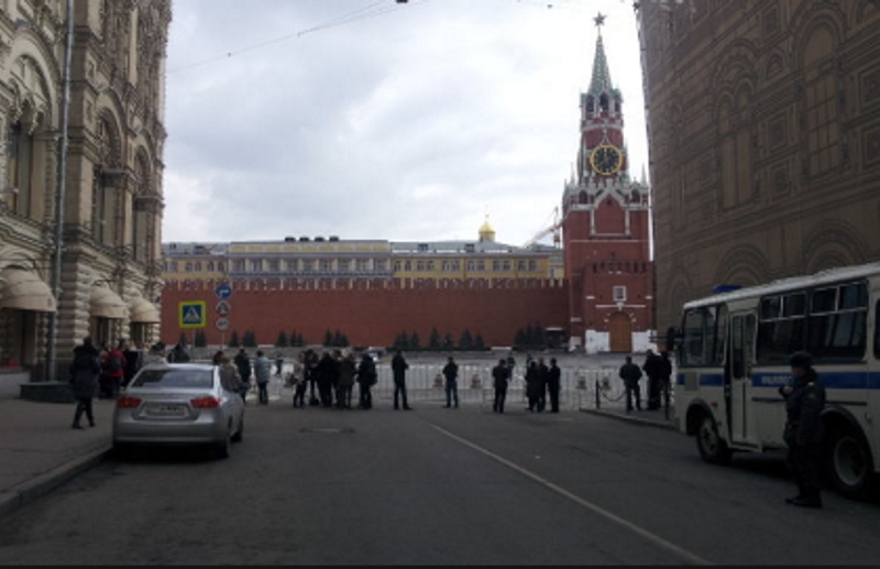 Moskva tạm đóng cửa  Quảng Trường Đỏ