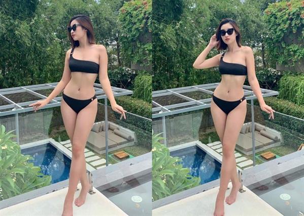 Đỗ Mỹ Linh đăng ảnh mặc áo tắm sexy trước đêm chung kết hoa hậu