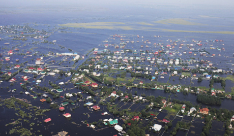 Lũ lụt ở Viễn Đông Nga ảnh hưởng đến hơn 32 ngàn người