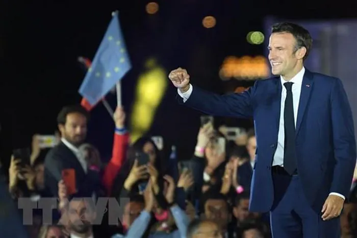 Mỹ chúc mừng Tổng thống Pháp Emmanuel Macron tái đắc cử