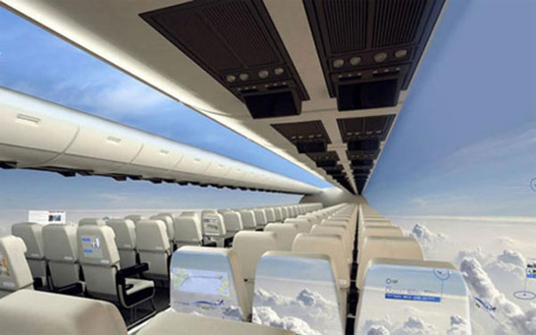 Máy bay không cửa sổ - tương lai của vận chuyển hàng không?