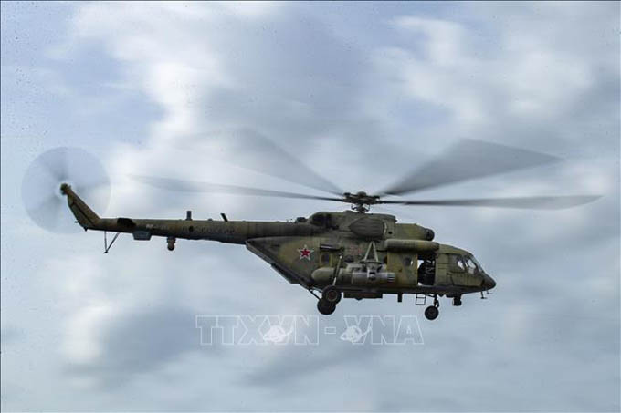 Rơi trực thăng Mi-8 của Nga, 3 quân nhân thiệt mạng