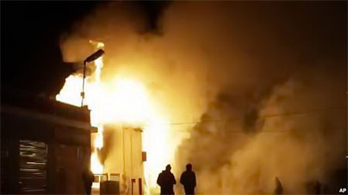 Tòa nhà nửa triệu đô la của người Việt bị đốt ở Ferguson