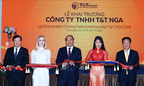 Thủ tướng Nguyễn Xuân Phúc dự lễ khai trương Công ty T&T Nga