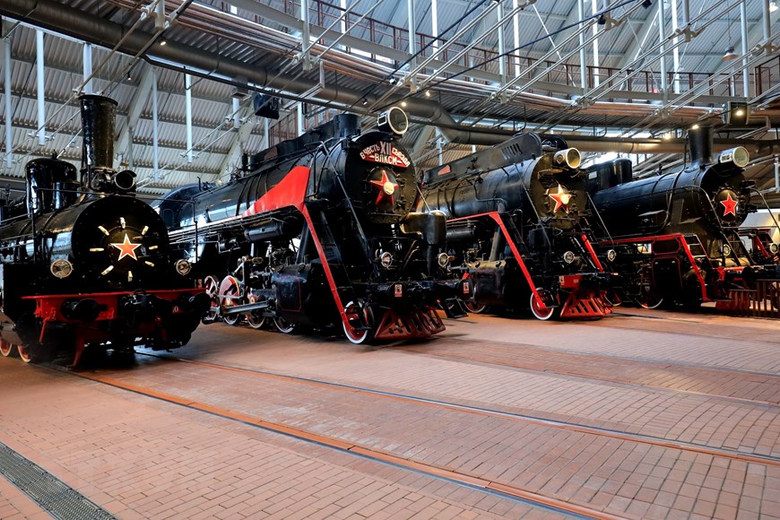 Cận cảnh những hiện vật độc đáo của Bảo tàng đường sắt Nga
