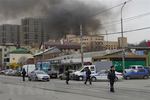 Rostov Oblast: Tòa nhà Cơ quan An ninh Liên bang bốc cháy, một người thiệt mạng
