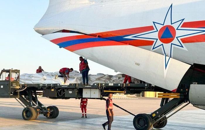 Nga vận chuyển 28 tấn hàng cứu trợ đến dải Gaza