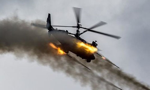 Video: Trực thăng Ka-52 phóng loạt rocket 80mm
