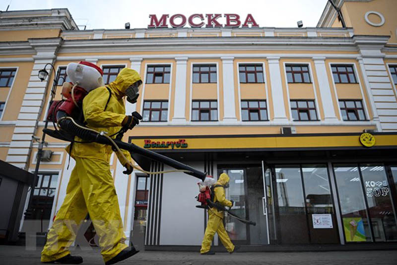 Nga: Thủ đô Moskva đóng cửa trường học, cửa hàng và quán ăn