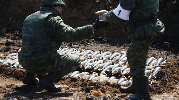 Nga sẽ tiêu hủy 10 triệu tấn đạn dược cũ