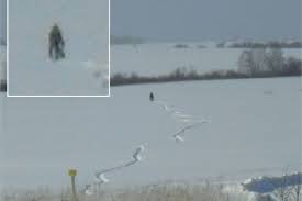 Quay được hình ảnh Người tuyết ở Nga