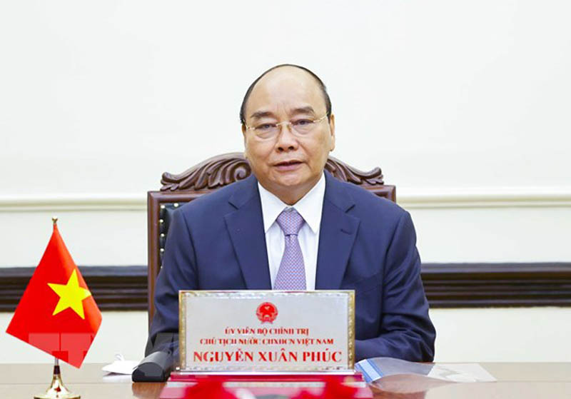 Chủ tịch nước Nguyễn Xuân Phúc điện đàm với Tổng thống Nga