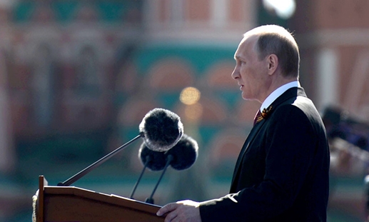 Tại lễ diễu binh, Tổng thống Putin cam kết chống khủng bố toàn cầu