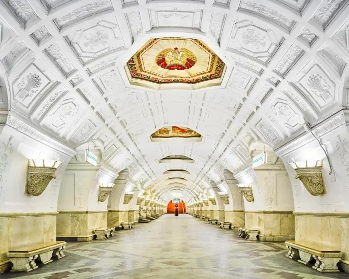 Khung cảnh lộng lẫy bên trong những nhà ga đẹp nhất nước Nga