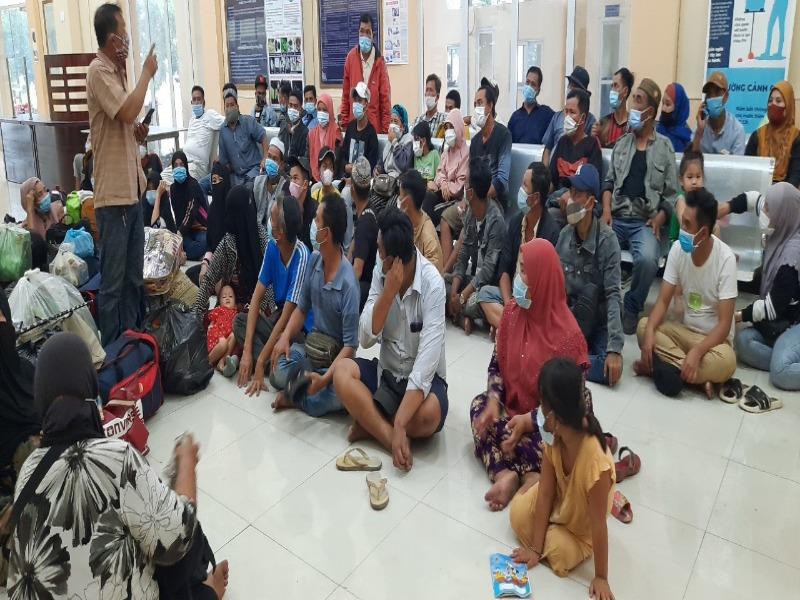 61 người nhập cảnh trái phép từ Campuchia về An Giang