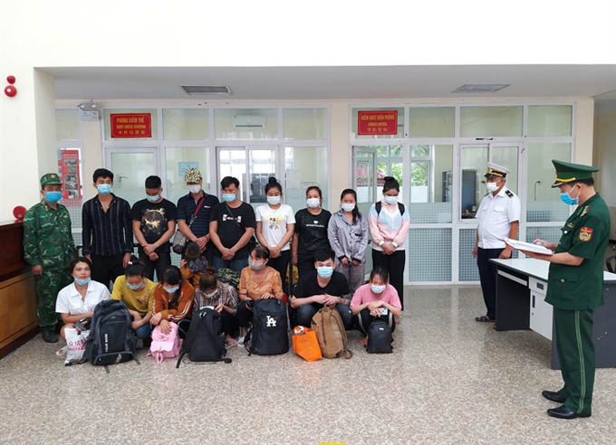 Phát hiện 17 công dân nhập cảnh trái phép qua đường mòn biên giới Lạng Sơn
