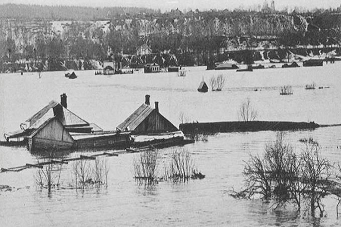 Nhìn lại trận lụt kinh hoàng ở Moscow hơn 100 năm trước
