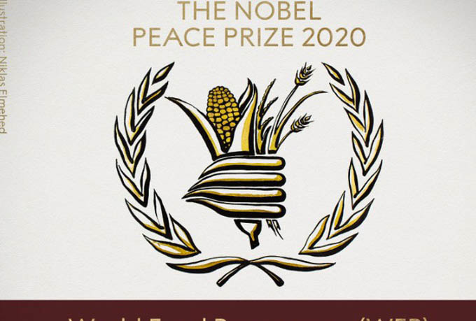 Chương trình Lương thực thế giới giành giải Nobel Hòa bình 2020