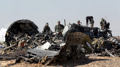 Nga chính thức xác nhận máy bay rơi tại Ai Cập bị khủng bố đánh bom