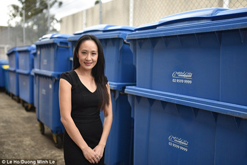 Nữ doanh nhân gốc Việt làm triệu phú ở Úc nhờ rác thải