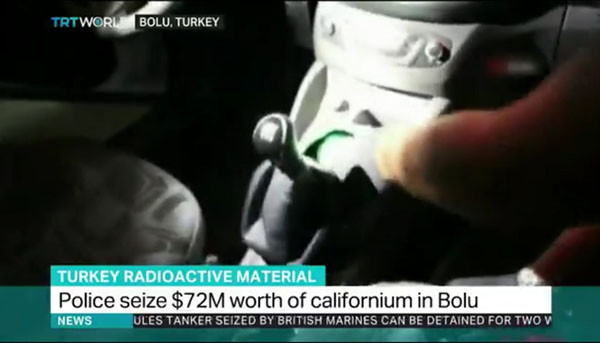 Thổ Nhĩ Kỳ bắt vụ buôn lậu chất phóng xạ trị giá 72 triệu USD