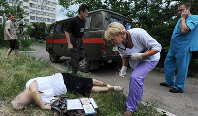 Sau bầu cử, miền đông Ukraine đẫm máu dân thường