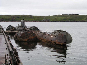 Nga “dọn” xác tàu hạt nhân ở Bắc Cực