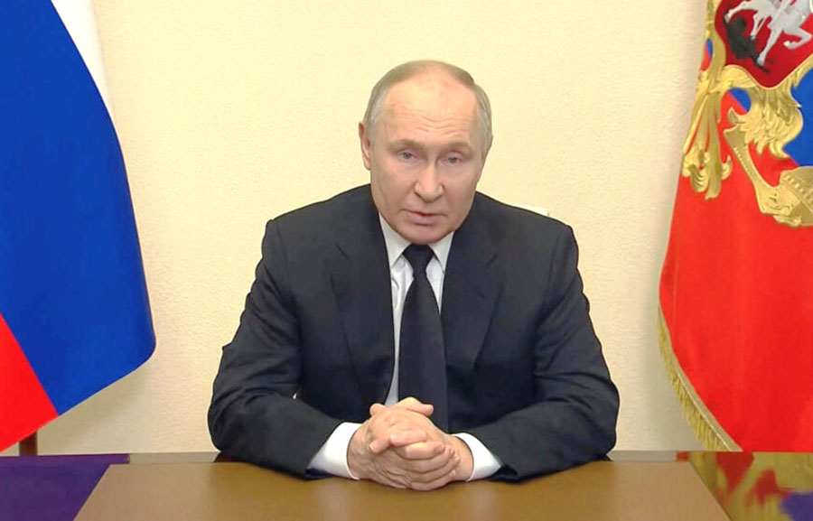 Toàn văn phát biểu của Tổng thống Putin trước người dân Nga sau vụ tấn công khủng bố tại Crocus City Hall