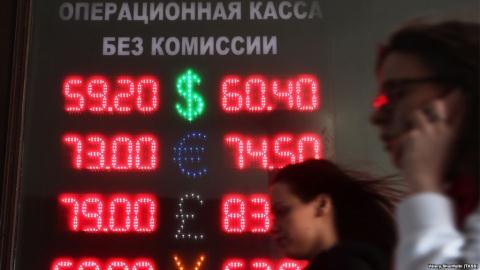 Đồng ruble sụt giá kỉ lục, trừng phạt Mỹ phát độc lực